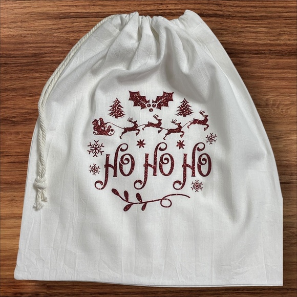 Christmas Cotton Linen Organic Bread Bag, Sourdough Bread Keeper, Baker's Bag - Picture 6 of 7